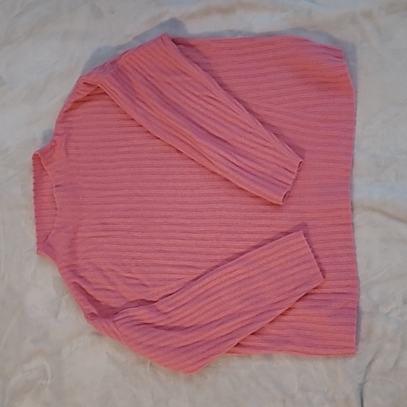 Pink Drop Shoulder Knit Pull Over Sweater Old Navy - Picture 2 of 4